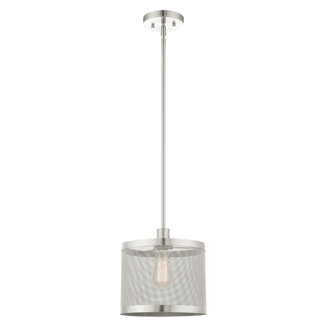 Livex Industro 46212-91 Pendant Light - Brushed Nickel