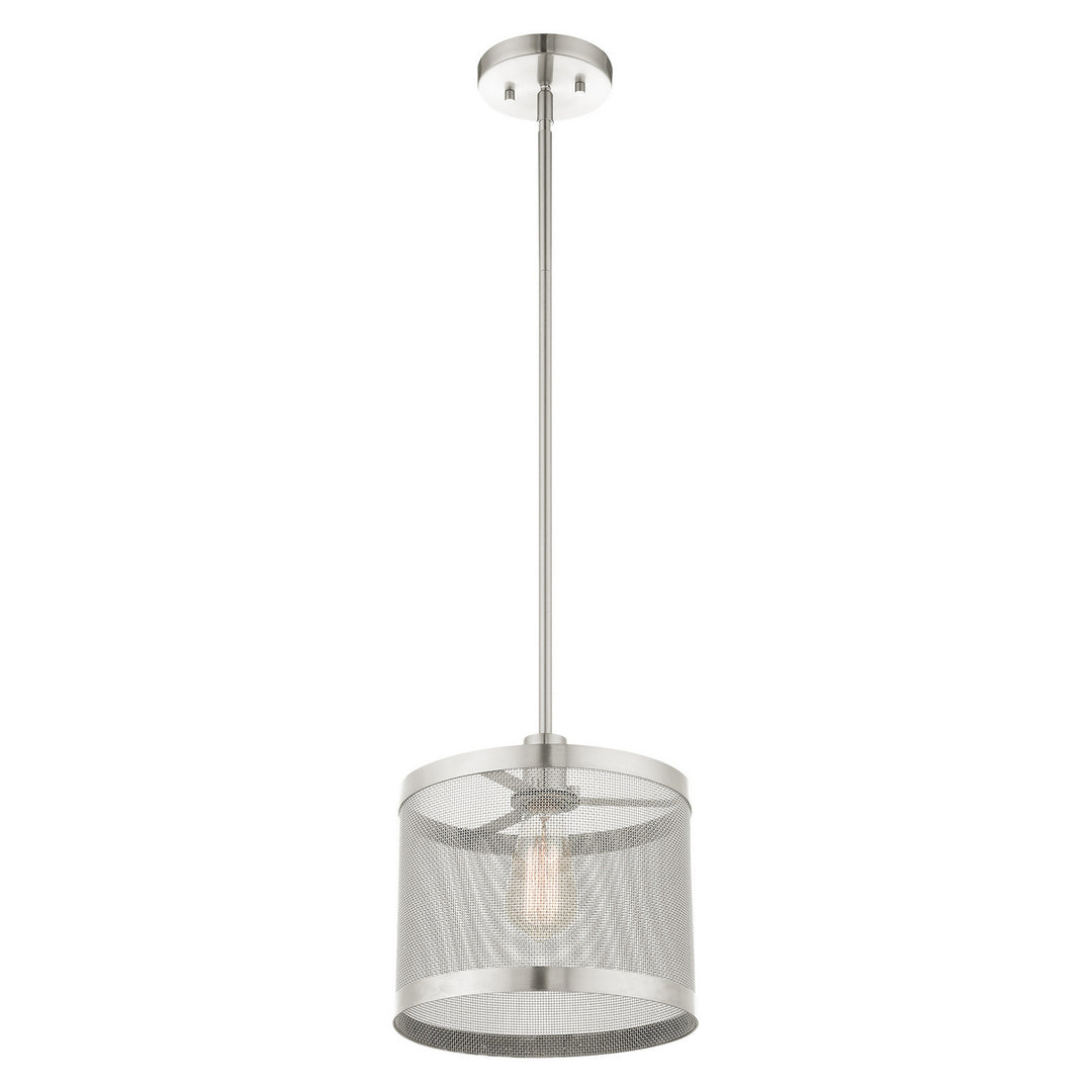 Livex Industro 46212-91 Pendant Light - Brushed Nickel