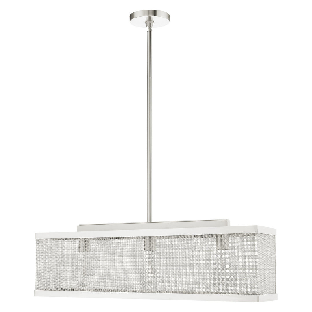 Livex Industro 46213-91 Pendant Light - Brushed Nickel