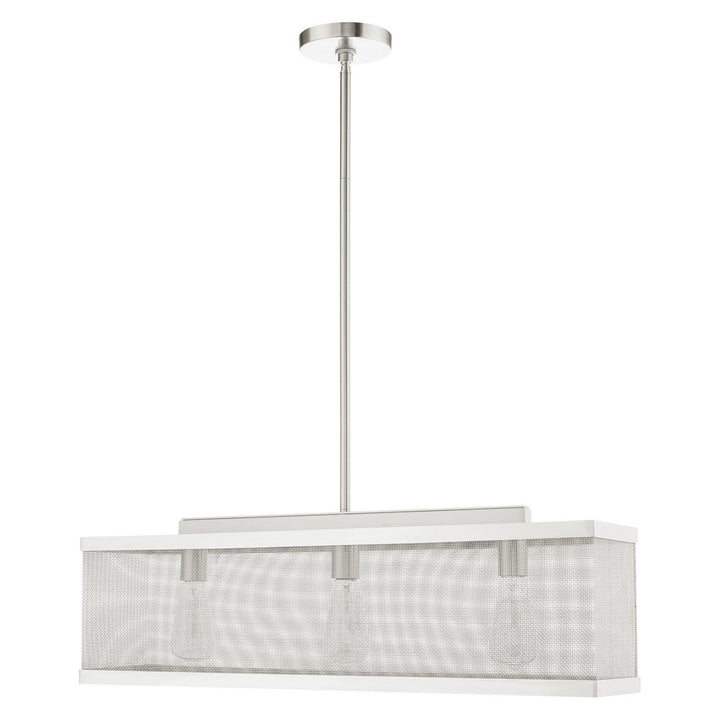 Livex Industro 46213-91 Pendant Light - Brushed Nickel