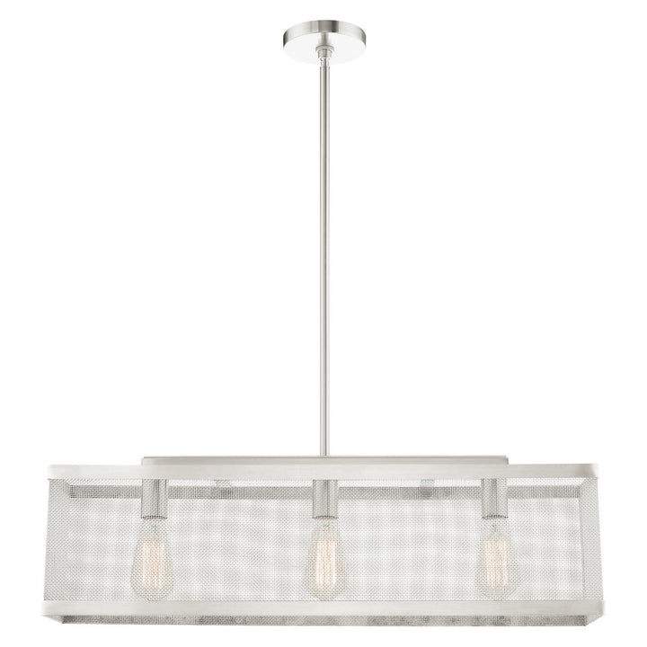Livex Industro 46213-91 Pendant Light - Brushed Nickel