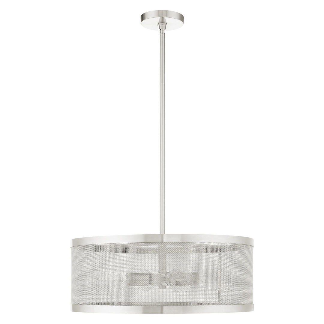 Livex Industro 46214-91 Pendant Light - Brushed Nickel