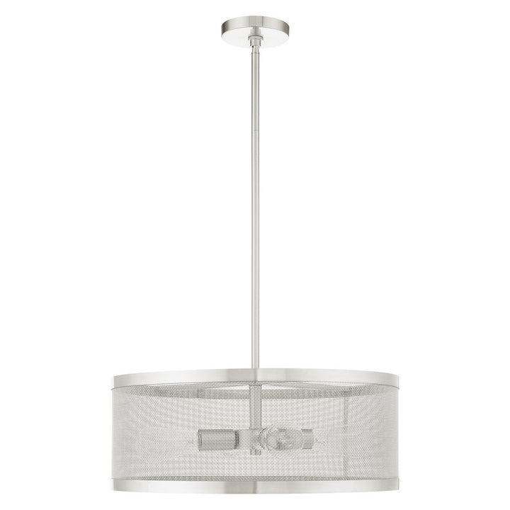 Livex Industro 46214-91 Pendant Light - Brushed Nickel