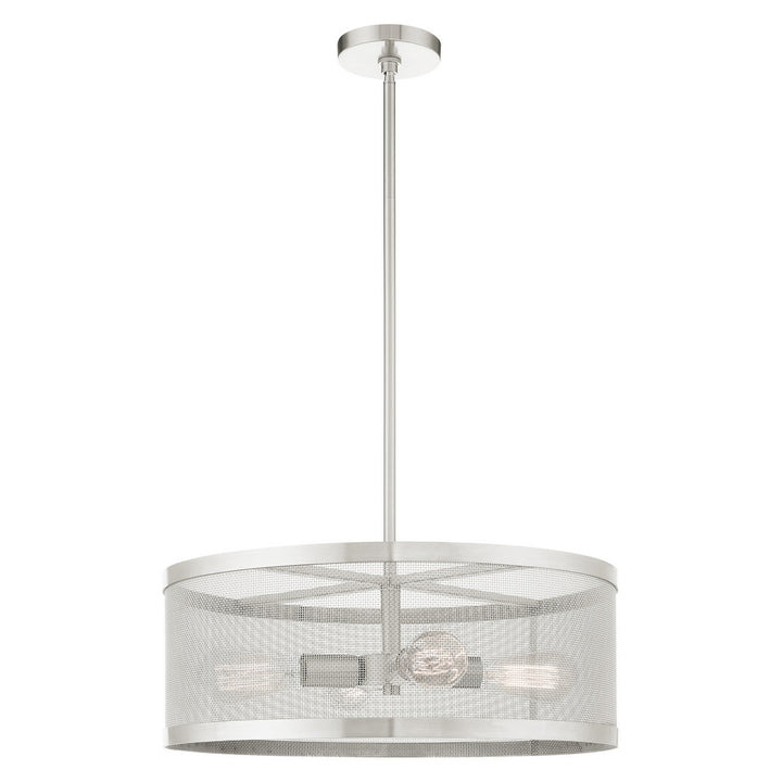 Livex Industro 46214-91 Pendant Light - Brushed Nickel