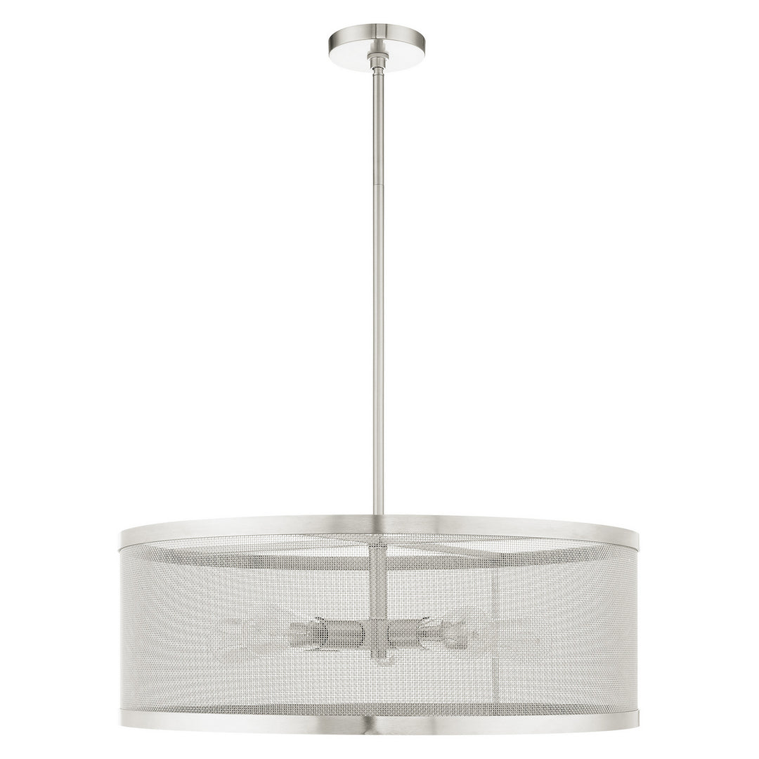 Livex Industro 46215-91 Pendant Light - Brushed Nickel