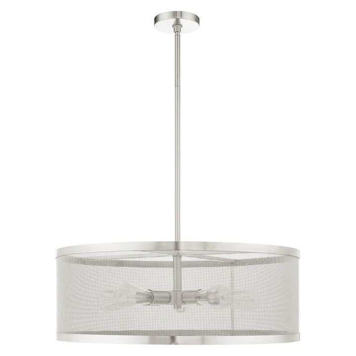 Livex Industro 46215-91 Pendant Light - Brushed Nickel