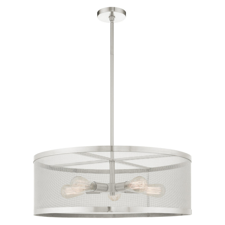 Livex Industro 46215-91 Pendant Light - Brushed Nickel