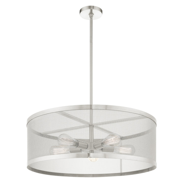 Livex Industro 46215-91 Pendant Light - Brushed Nickel