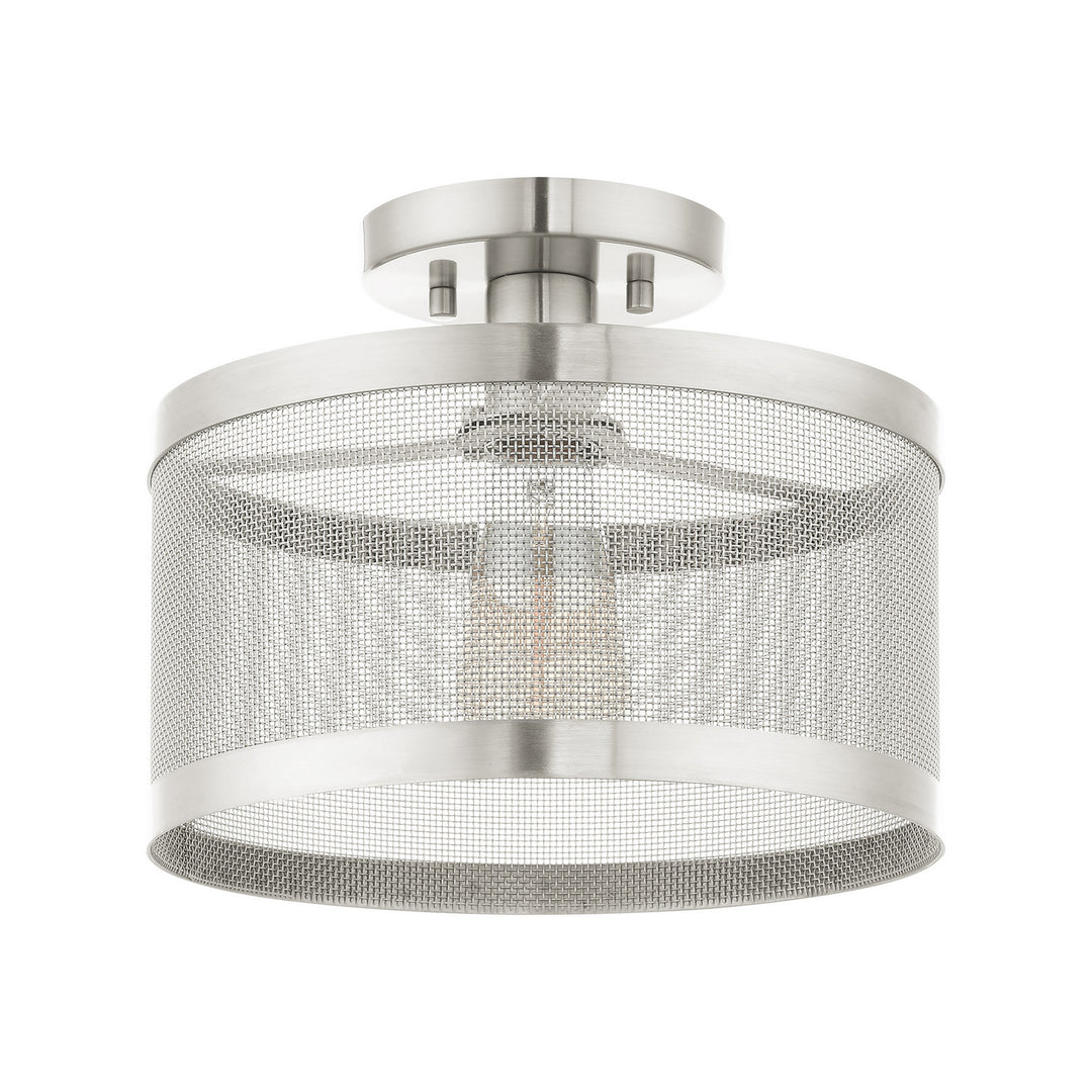 Livex Industro 46216-91 Ceiling Light - Brushed Nickel