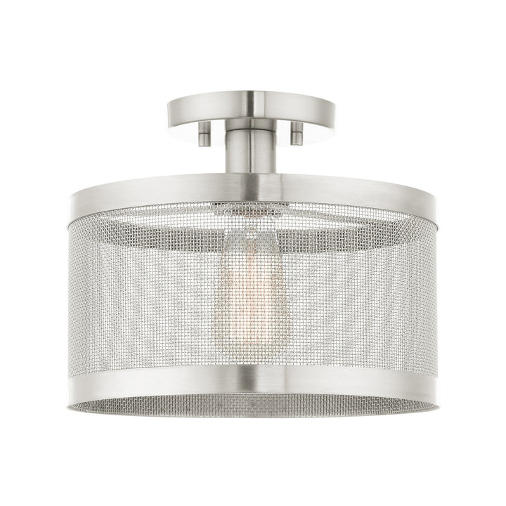 Livex Industro 46216-91 Ceiling Light - Brushed Nickel