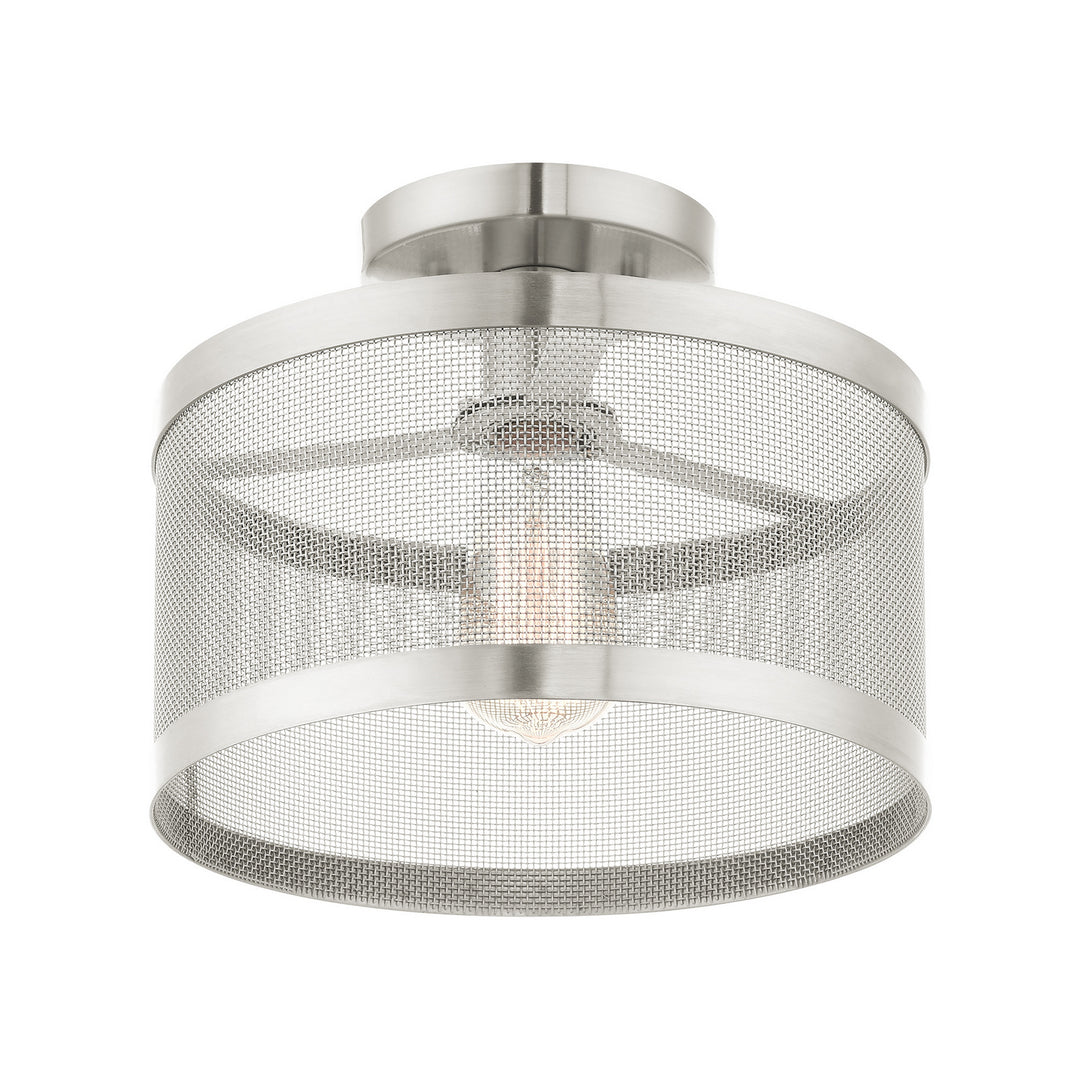 Livex Industro 46216-91 Ceiling Light - Brushed Nickel