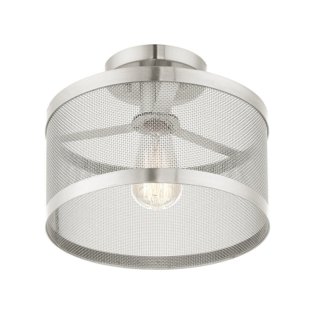 Livex Industro 46216-91 Ceiling Light - Brushed Nickel