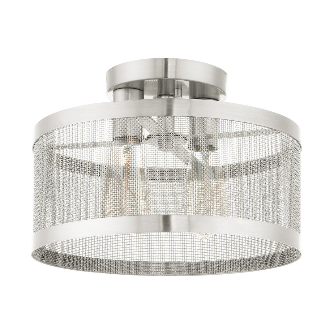 Livex Industro 46217-91 Ceiling Light - Brushed Nickel