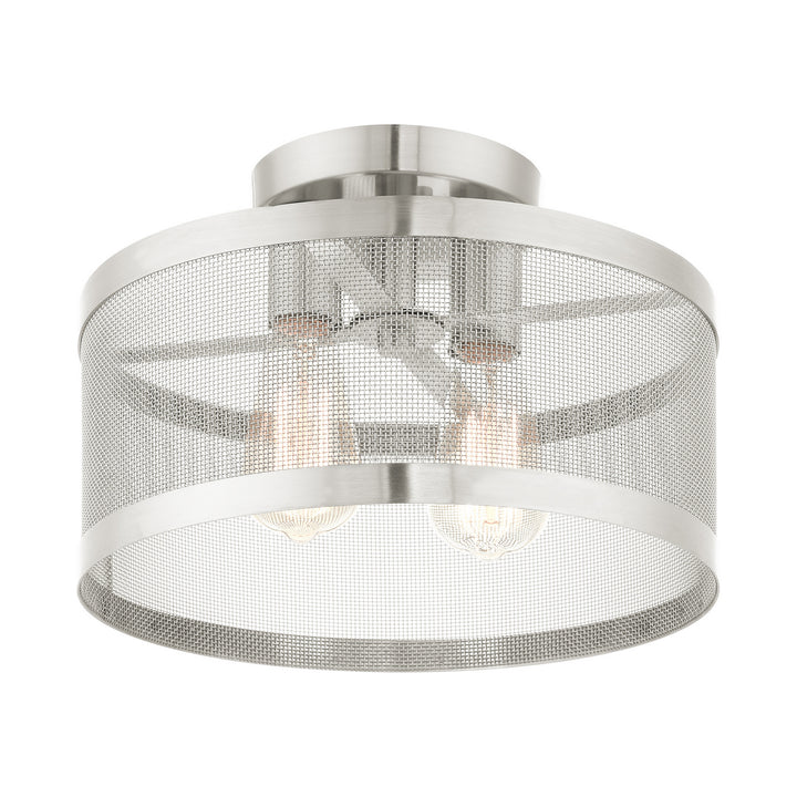 Livex Industro 46217-91 Ceiling Light - Brushed Nickel