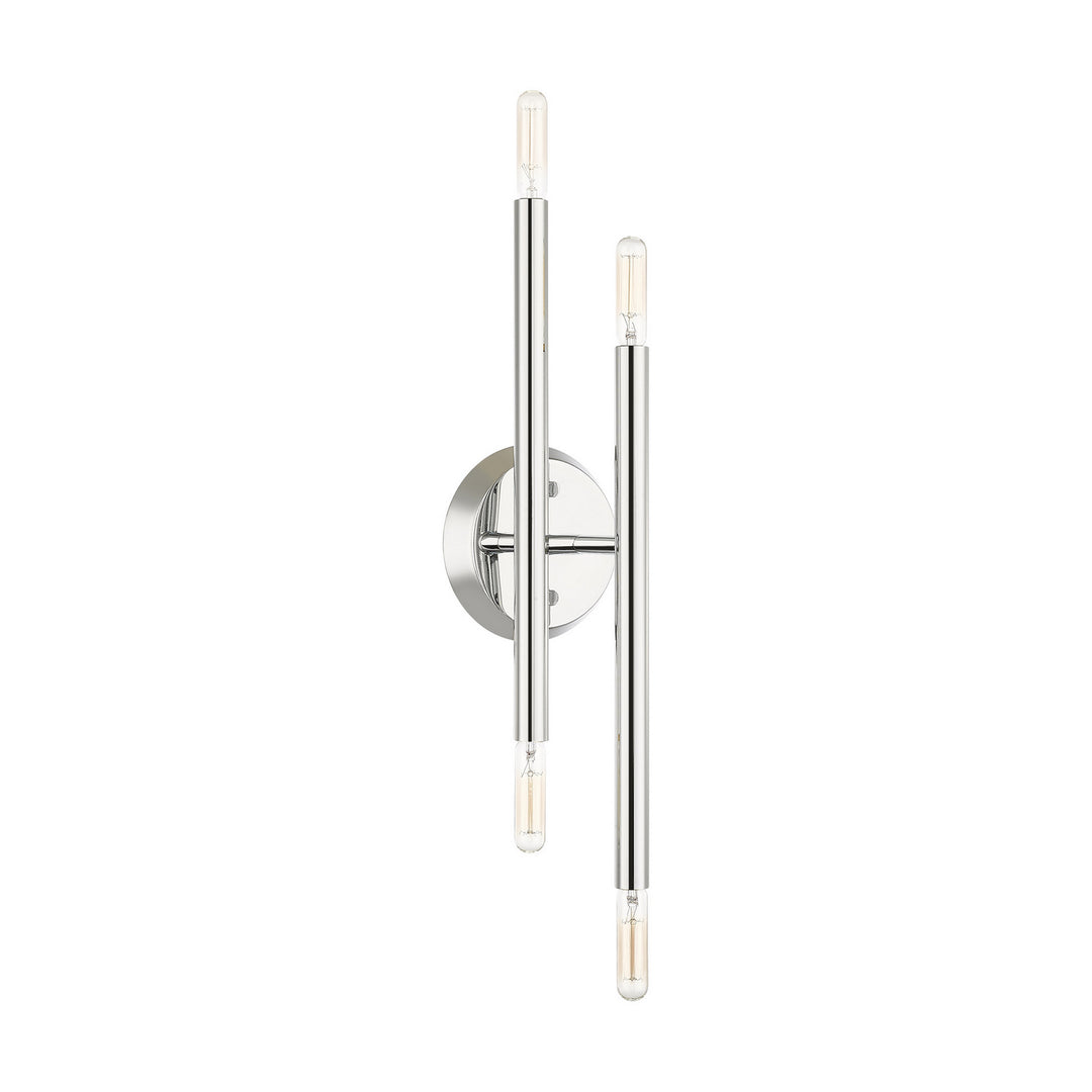 Livex Soho 46771-05 Wall Sconce Light - Polished Chrome