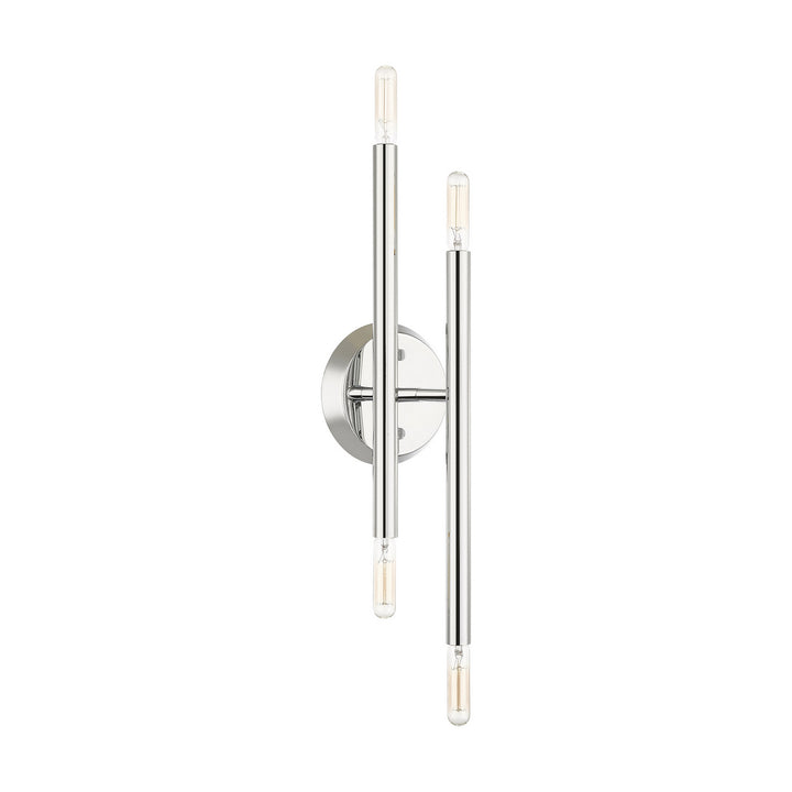 Livex Soho 46771-05 Wall Sconce Light - Polished Chrome