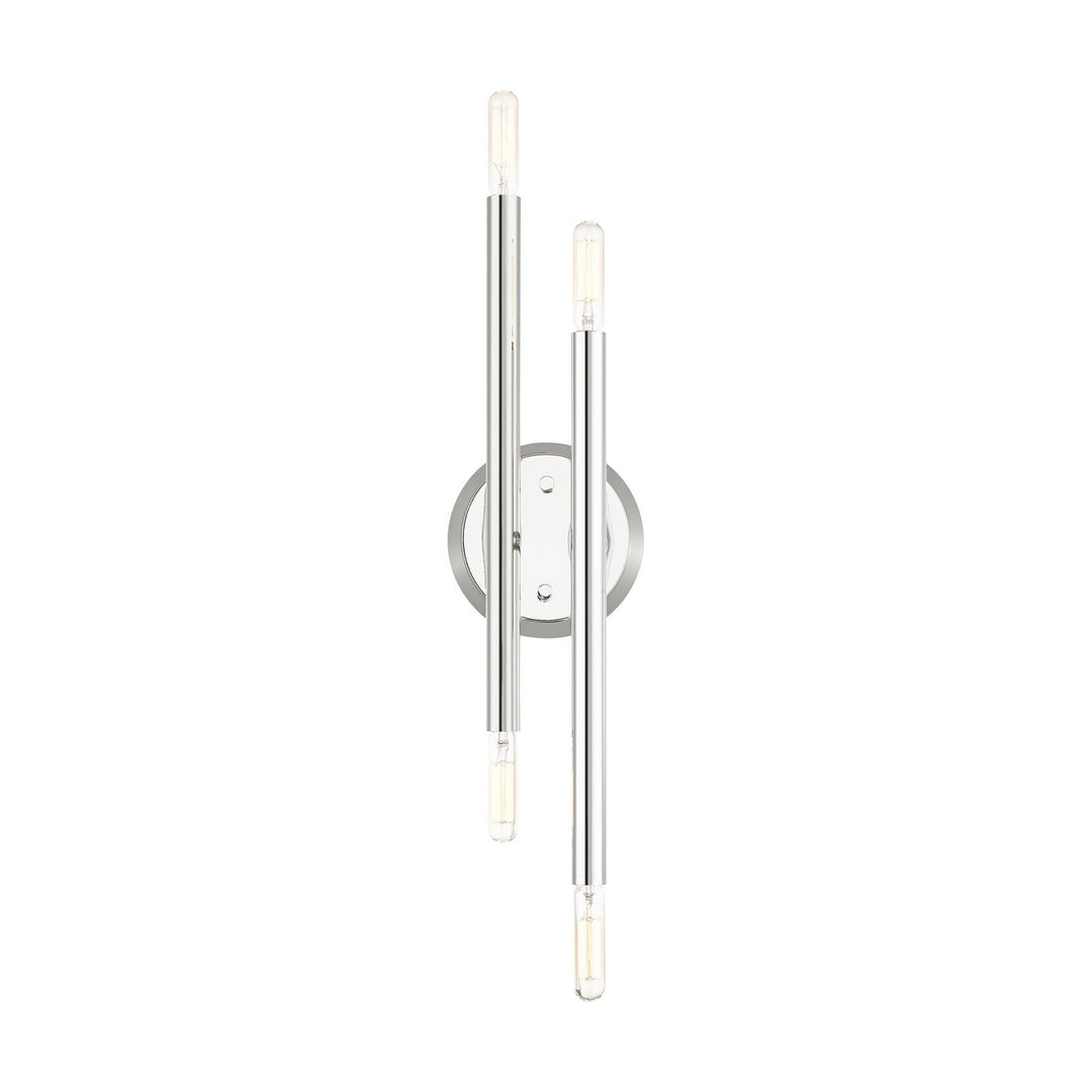 Livex Soho 46771-05 Wall Sconce Light - Polished Chrome