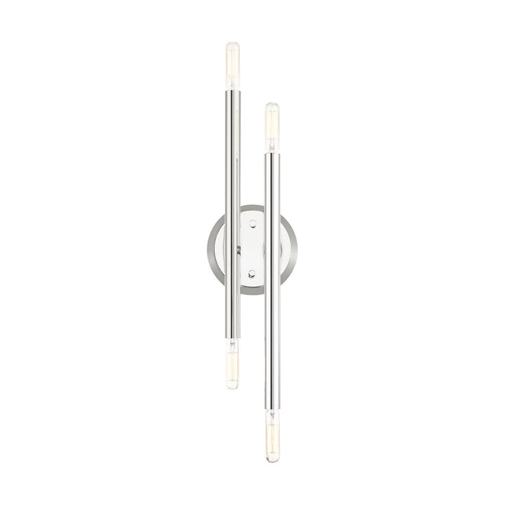 Livex Soho 46771-05 Wall Sconce Light - Polished Chrome