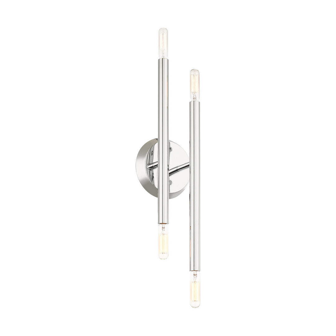 Livex Soho 46771-05 Wall Sconce Light - Polished Chrome