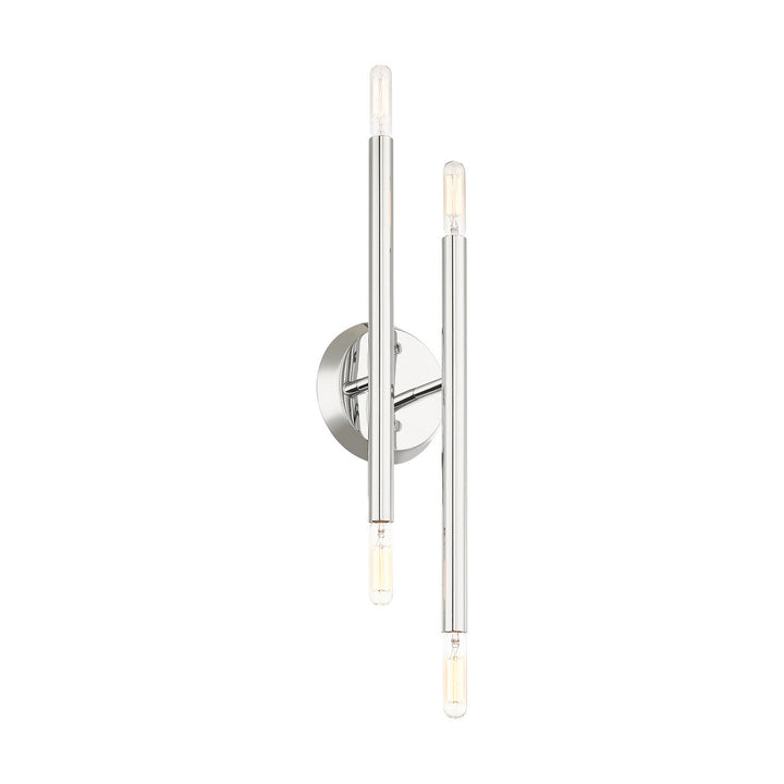Livex Soho 46771-05 Wall Sconce Light - Polished Chrome