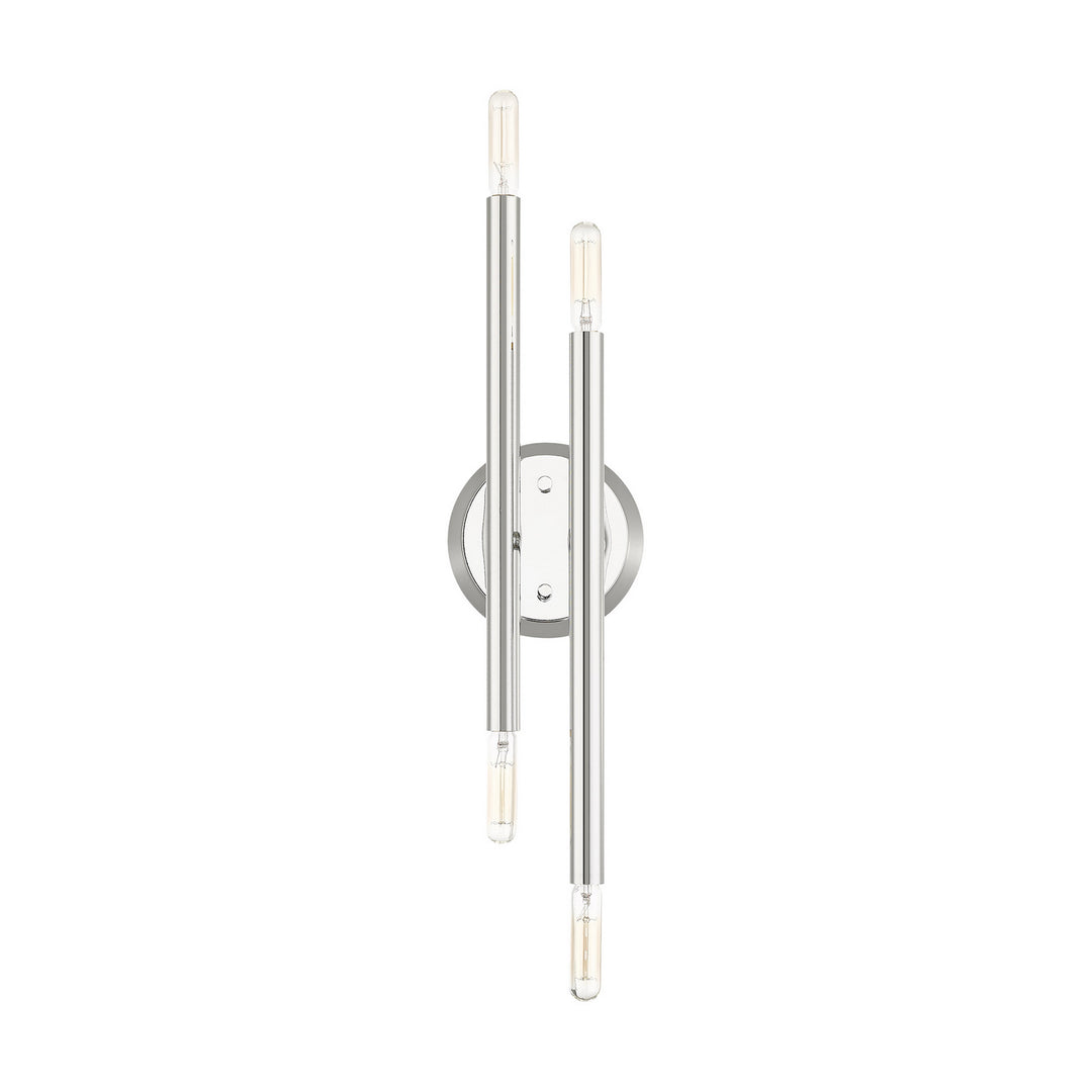 Livex Soho 46771-05 Wall Sconce Light - Polished Chrome
