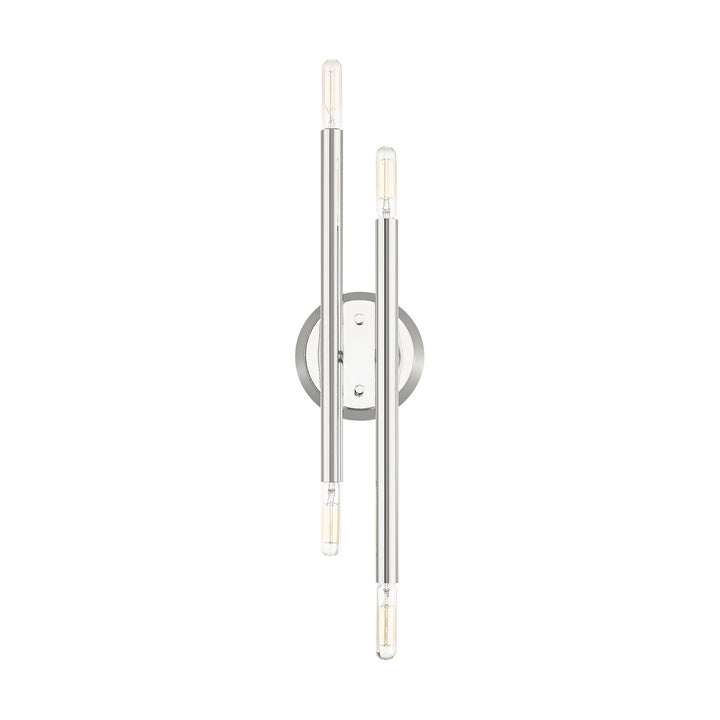 Livex Soho 46771-05 Wall Sconce Light - Polished Chrome