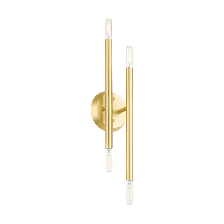 Livex Soho 46771-12 Wall Sconce Light - Satin Brass