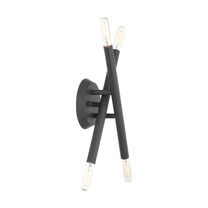 Livex Soho 46772-76 Wall Sconce Light - Scandinavian Gray