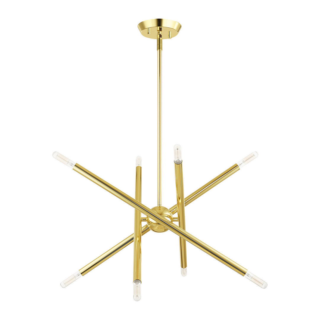 Livex Soho 46774-02 Chandelier Light - Polished Brass
