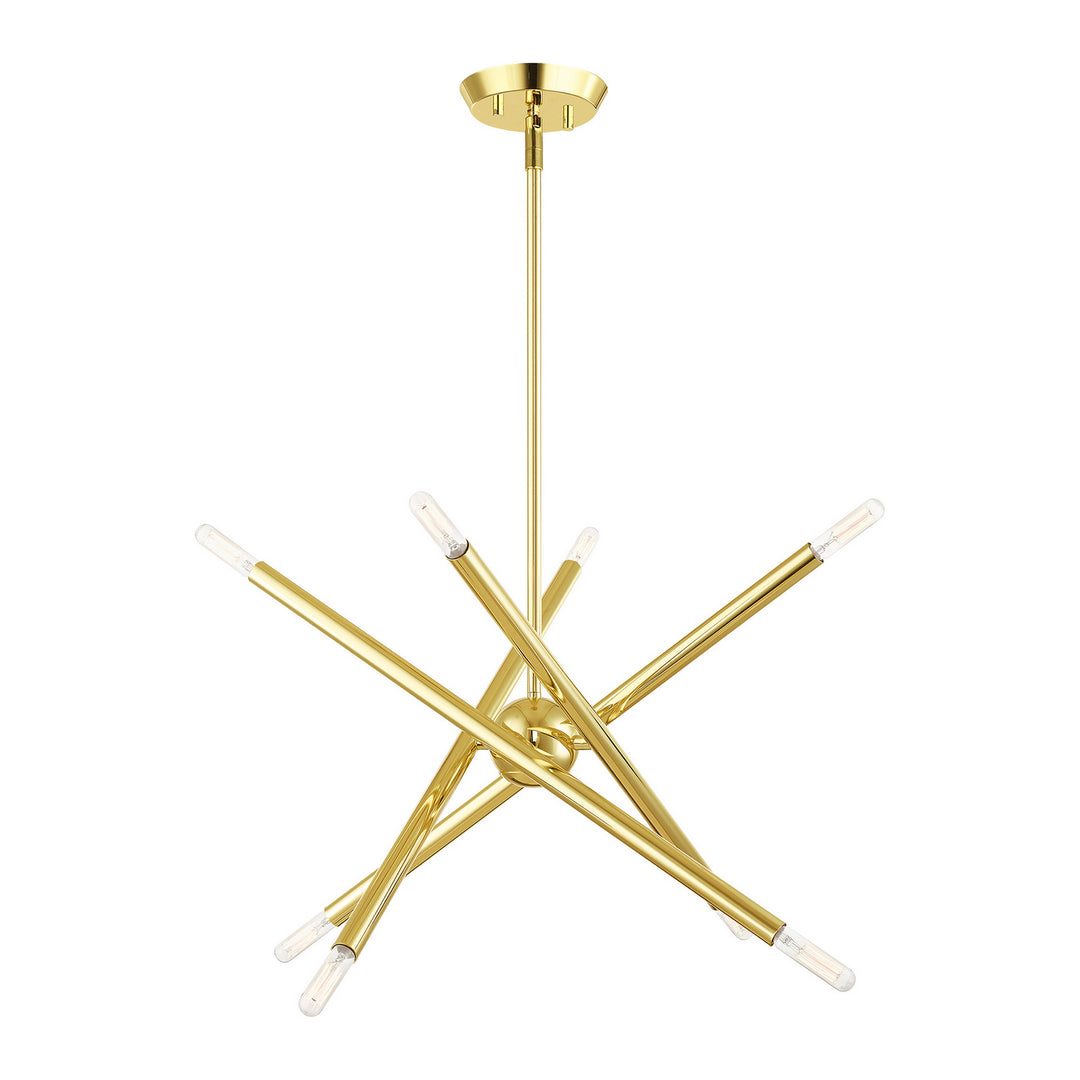 Livex Soho 46774-02 Chandelier Light - Polished Brass
