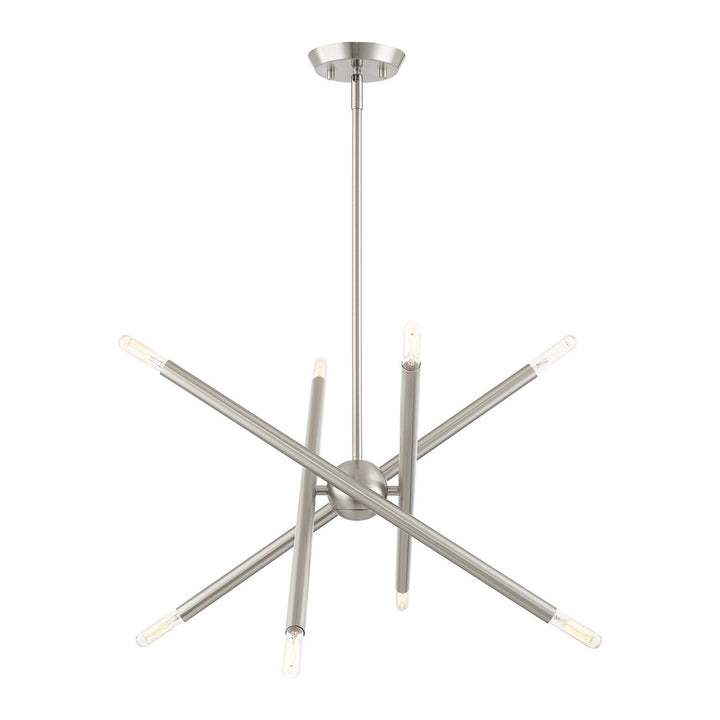 Livex Soho 46774-91 Chandelier Light - Brushed Nickel