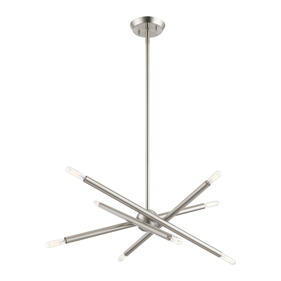 Livex Soho 46774-91 Chandelier Light - Brushed Nickel