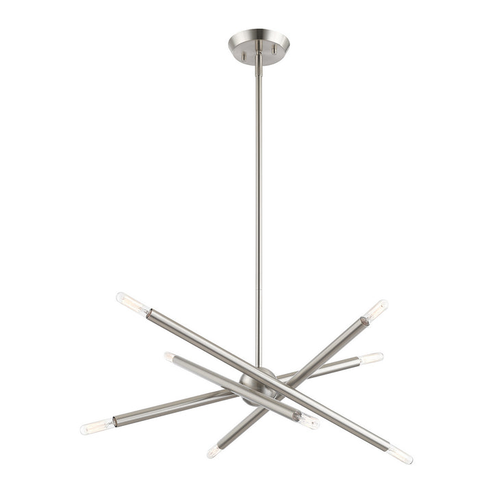 Livex Soho 46774-91 Chandelier Light - Brushed Nickel