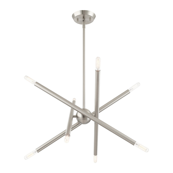 Livex Soho 46774-91 Chandelier Light - Brushed Nickel