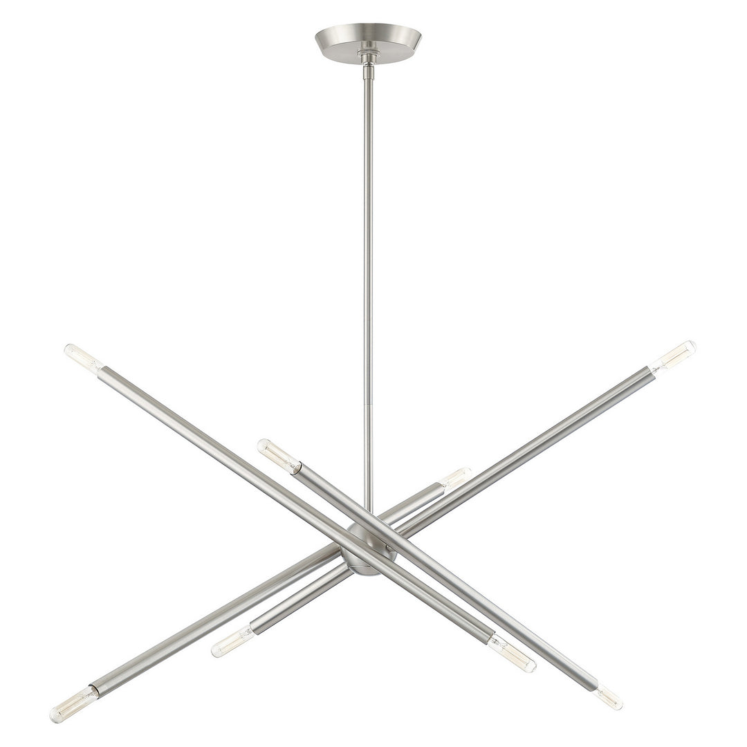 Livex Soho 46778-91 Chandelier Light - Brushed Nickel