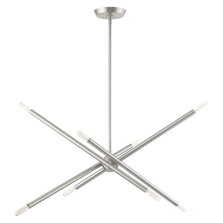 Livex Soho 46778-91 Chandelier Light - Brushed Nickel