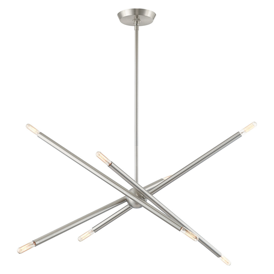 Livex Soho 46778-91 Chandelier Light - Brushed Nickel