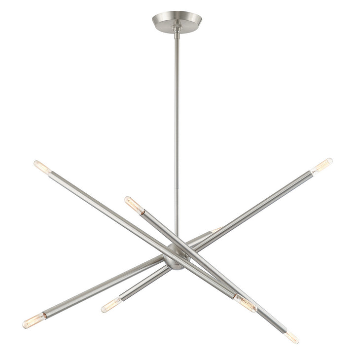 Livex Soho 46778-91 Chandelier Light - Brushed Nickel