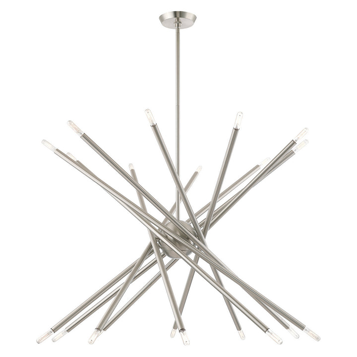 Livex Soho 46779-91 Chandelier Light - Brushed Nickel