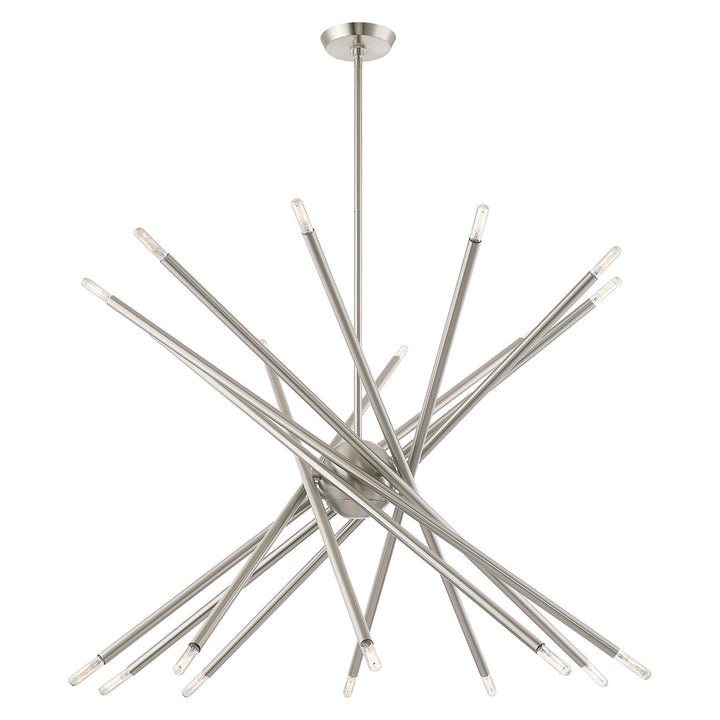 Livex Soho 46779-91 Chandelier Light - Brushed Nickel