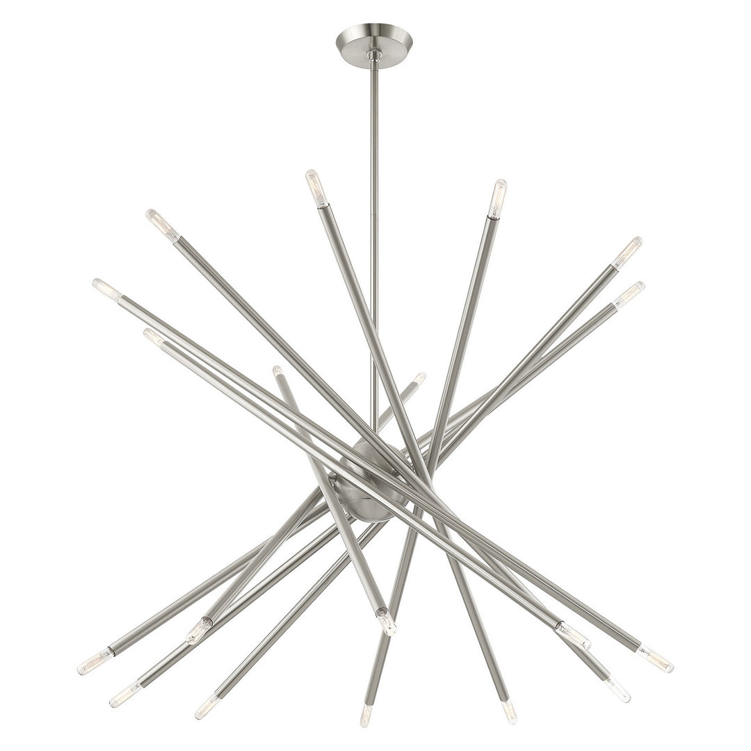 Livex Soho 46779-91 Chandelier Light - Brushed Nickel