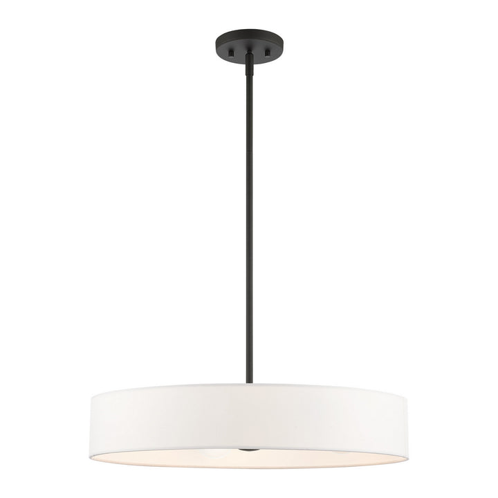 Livex Venlo 46924-04 Pendant Light - Black w/ Brushed Nickels