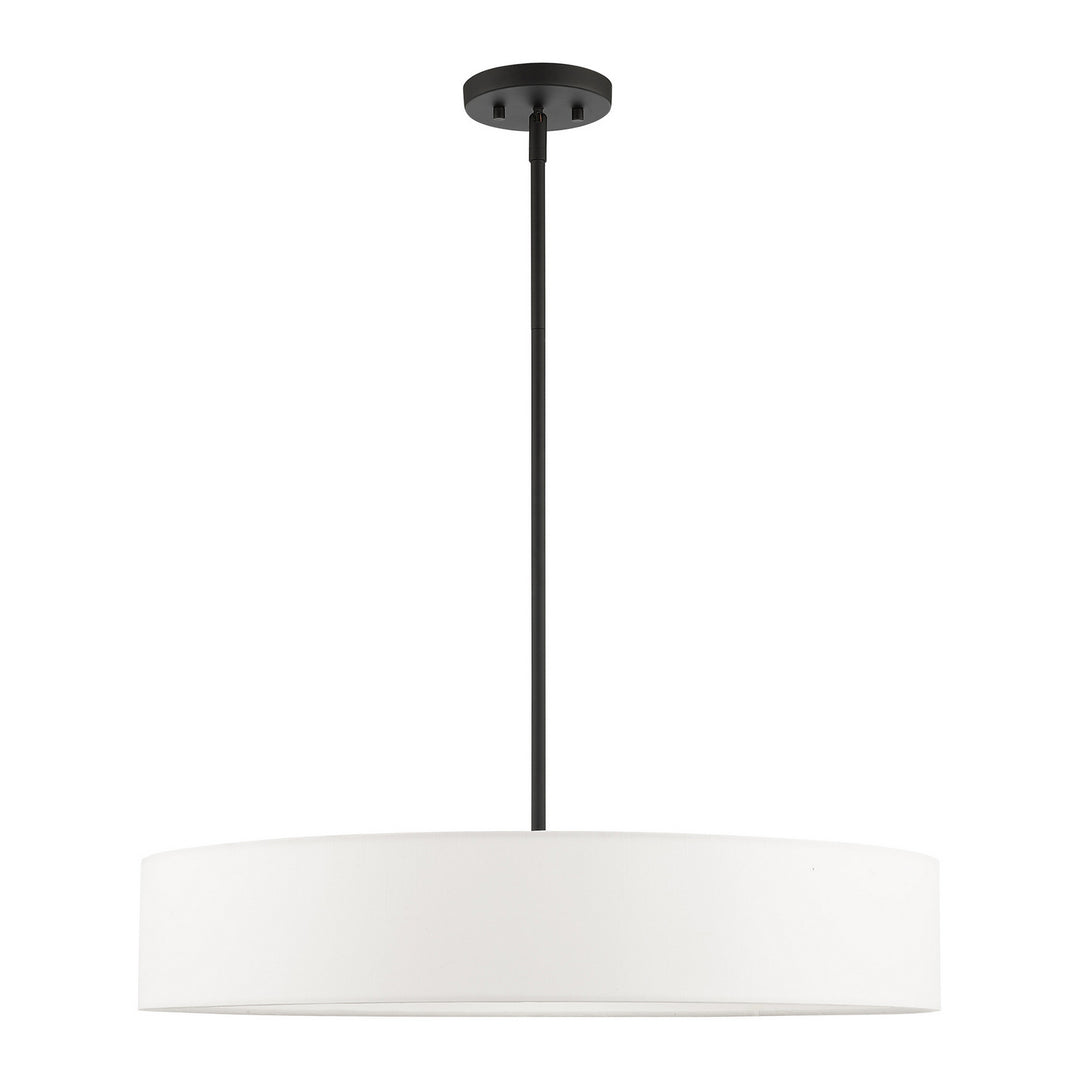 Livex Venlo 46925-04 Pendant Light - Black w/ Brushed Nickels