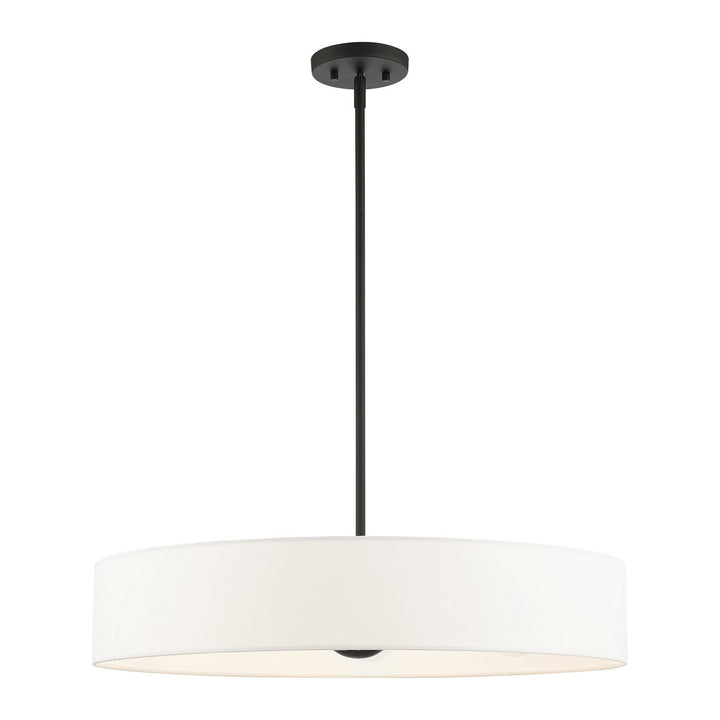 Livex Venlo 46925-04 Pendant Light - Black w/ Brushed Nickels