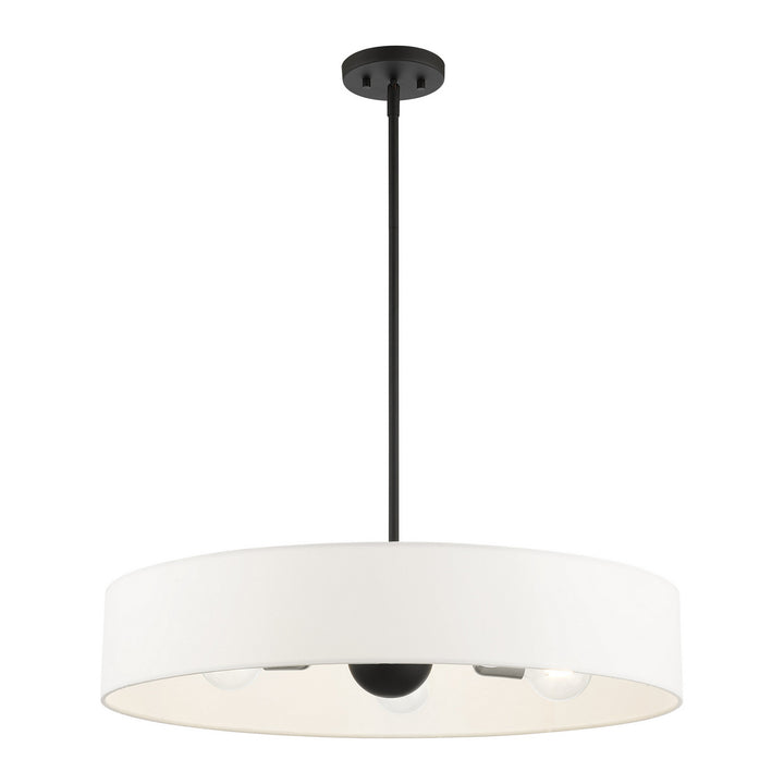 Livex Venlo 46925-04 Pendant Light - Black w/ Brushed Nickels