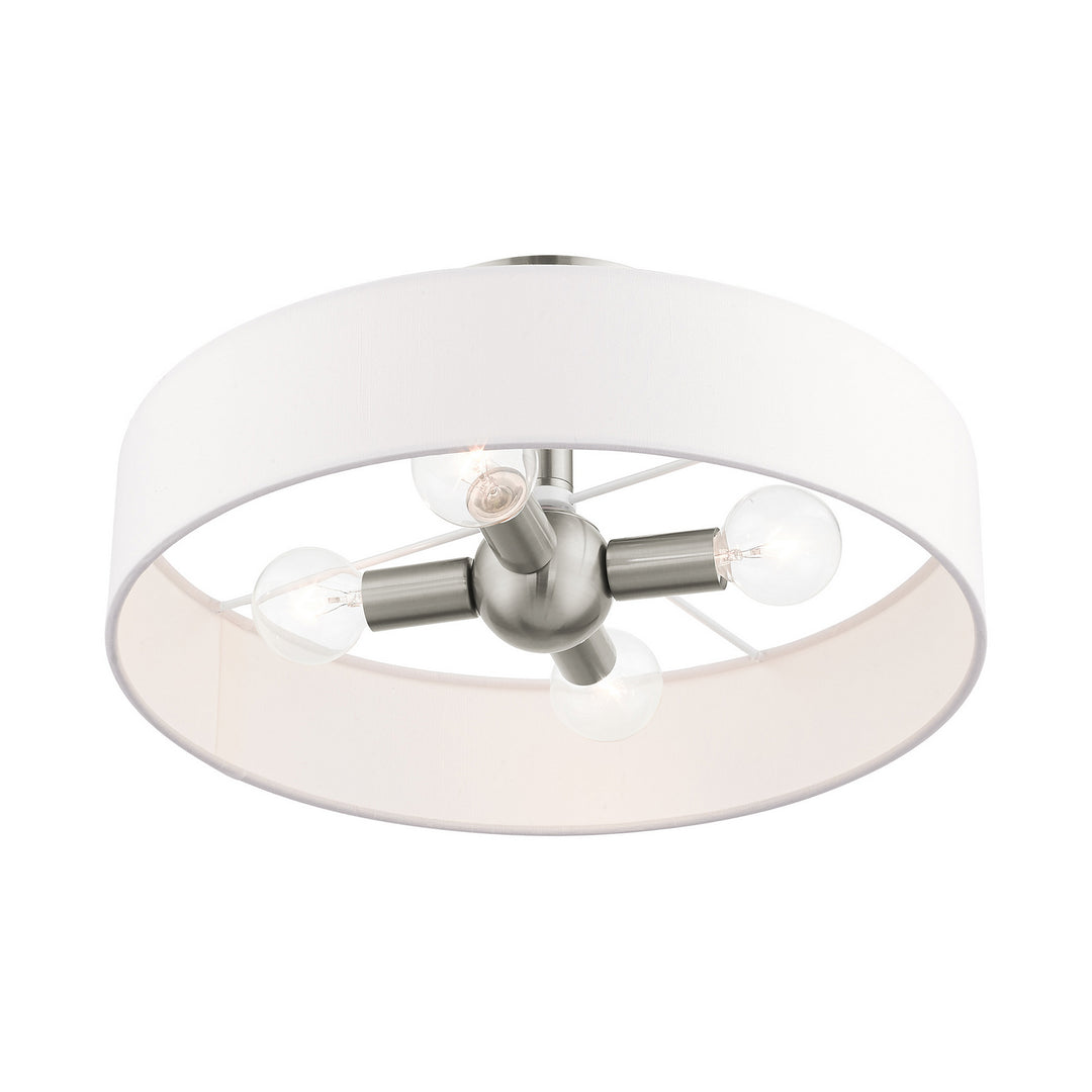 Livex Venlo 46927-91 Ceiling Light - Brushed Nickel