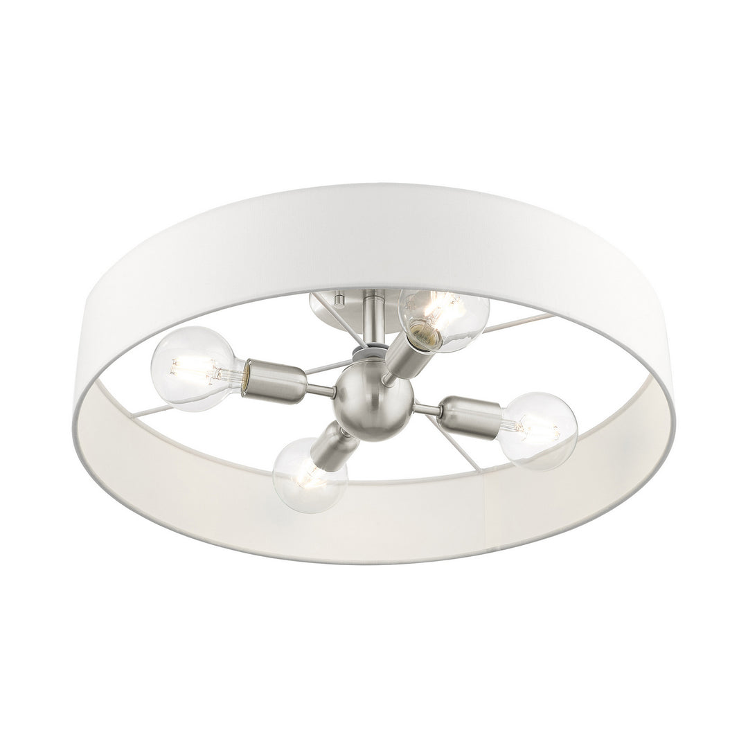 Livex Venlo 46928-91 Ceiling Light - Brushed Nickel