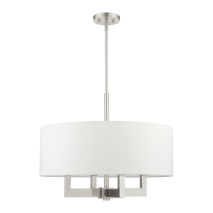 Livex Cresthaven 48786-91 Chandelier Light - Brushed Nickel