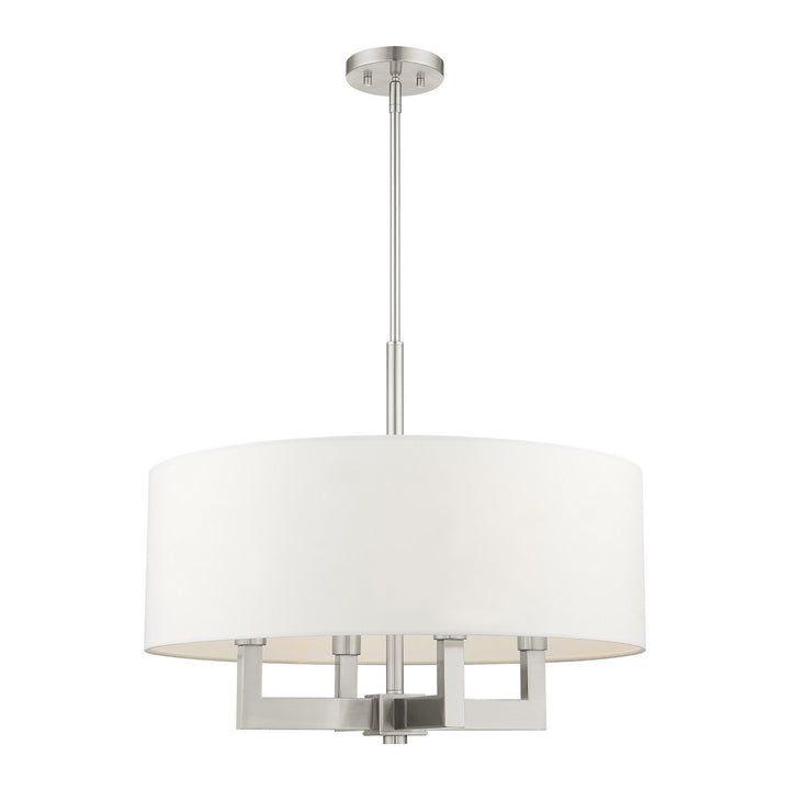 Livex Cresthaven 48786-91 Chandelier Light - Brushed Nickel