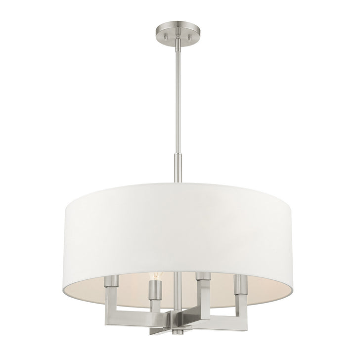 Livex Cresthaven 48786-91 Chandelier Light - Brushed Nickel